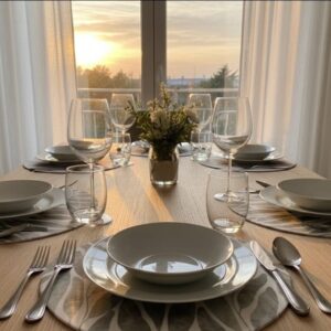 Platos de sitio (gabardina antimanchas)